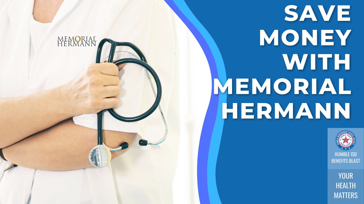 HumbleISD_Ben's tweet photo. 🚀𝘽𝙚𝙣𝙚𝙛𝙞𝙩𝙨 𝘽𝙡𝙖𝙨𝙩
Cut your deductible in half when you use Memorial Hermann providers throughout the year! Employees enrolled in an @HumbleISD medical plan can learn more in the latest edition of the Benefits Blast: https://t.co/KCnOVHvMze. https://t.co/m2A4Z31LwL