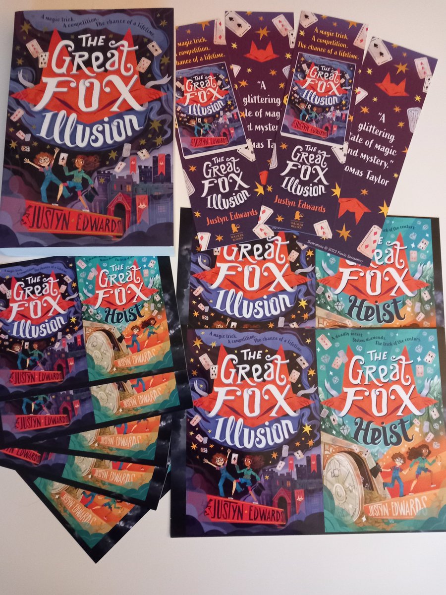Justyn Edwards | the Great Fox series (@justynedwards) on Twitter photo 🦊WORLD BOOK DAY GIVEAWAY🦊
To celebrate World Book Day I’m giving away all this signed and dedicated swag (including a copy of The Great Fox Illusion).
Entry:
❤️RT this post
❤️Follow me
Winner picked at random on Sat 4 Mar.
U.K only
Thank youuuuuu! 🥳
<a href="/WalkerBooksUK/">Walker Books</a> 🦊WORLD BOOK DAY GIVEAWAY🦊
To celebrate World Book Day I’m giving away all this signed and dedicated swag (including a copy of The Great Fox Illusion).
Entry:
❤️RT this post
❤️Follow me
Winner picked at random on Sat 4 Mar.
U.K only
Thank youuuuuu! 🥳
<a href="/WalkerBooksUK/">Walker Books</a>