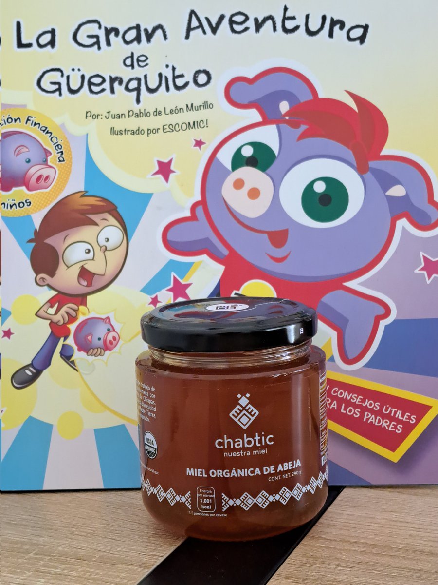Efpalacios's tweet photo. Gracias @JUANP_DELEON y @CajaMexicana , este día mi #Cafecito ha sido endulzado con esta rica miel otganica de abeja, #chabtic. @SoyGuerquito está de testigo. https://t.co/jndcUlPJDR