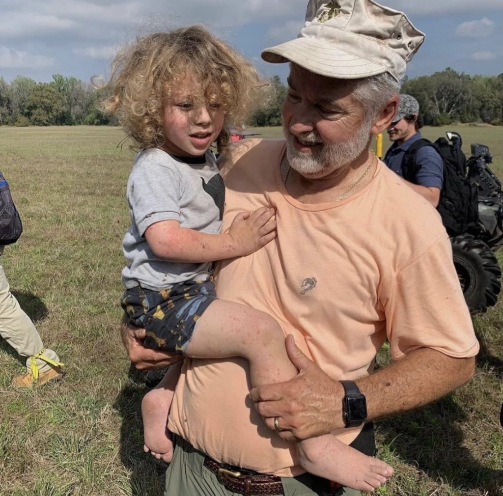 Aaron Parseghian WTSP (@aaronparseghian) on Twitter photo This is Roy Link.
A retired US Marine. He had plans to go fishing today but cancelled that to join the search for then missing 2-year-old JJ Rowland in Brooksville, FL.
He found JJ, 24 hours after he was last seen
He says he’s not a hero, but he is to so many. <a href="/10TampaBay/">10 Tampa Bay</a> This is Roy Link.
A retired US Marine. He had plans to go fishing today but cancelled that to join the search for then missing 2-year-old JJ Rowland in Brooksville, FL.
He found JJ, 24 hours after he was last seen
He says he’s not a hero, but he is to so many. <a href="/10TampaBay/">10 Tampa Bay</a>