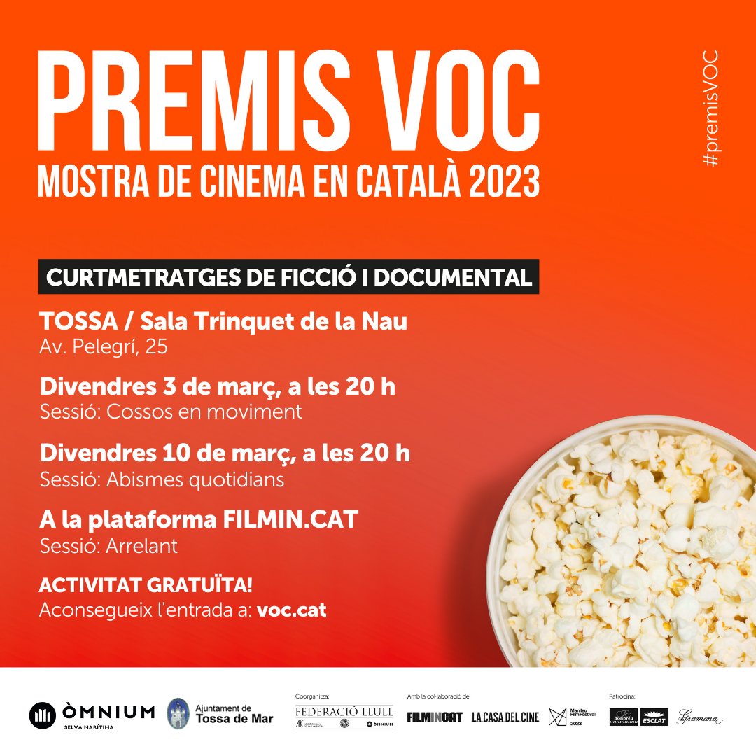 omniumselvamar's tweet photo. [NO ET PERDIS EL VOC]🎬

Pots aconseguir les teves entrades a 👉🏽

🔸3 de març - Sessió: Cossos en moviment: https://t.co/TvwMydNqMo

🔸10 de març - Sessió: Abismes quotidians: https://t.co/jfVyDJ7Jyp

T'hi esperem! https://t.co/obz13XlkNl