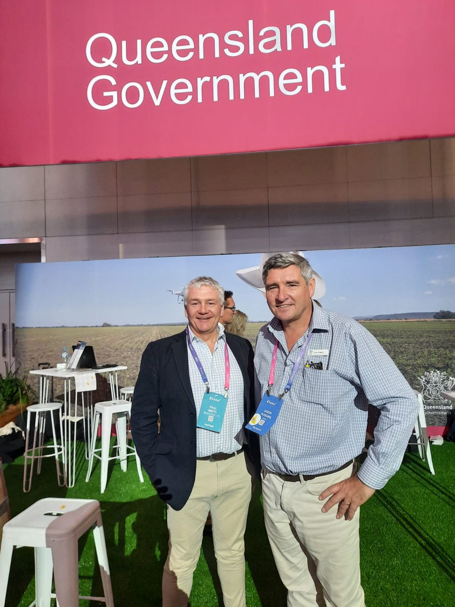 Paul had the pleasure of meeting Jason Huggins Principle AgTech Sector Engagement Officer at @DAFQld 

Our thanks to Jason who introduced Paul to some key Queensland #agtech players that might be interested in further exploring the benefits of <a href="/aquagraincrops/">Aquagrain Crops</a>