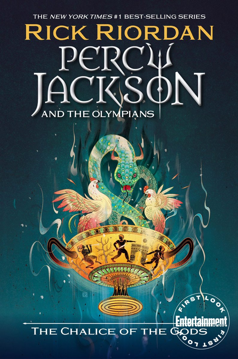 Cover reveal for #PercyJackson &amp; The Olympians: Chalice of the Gods!