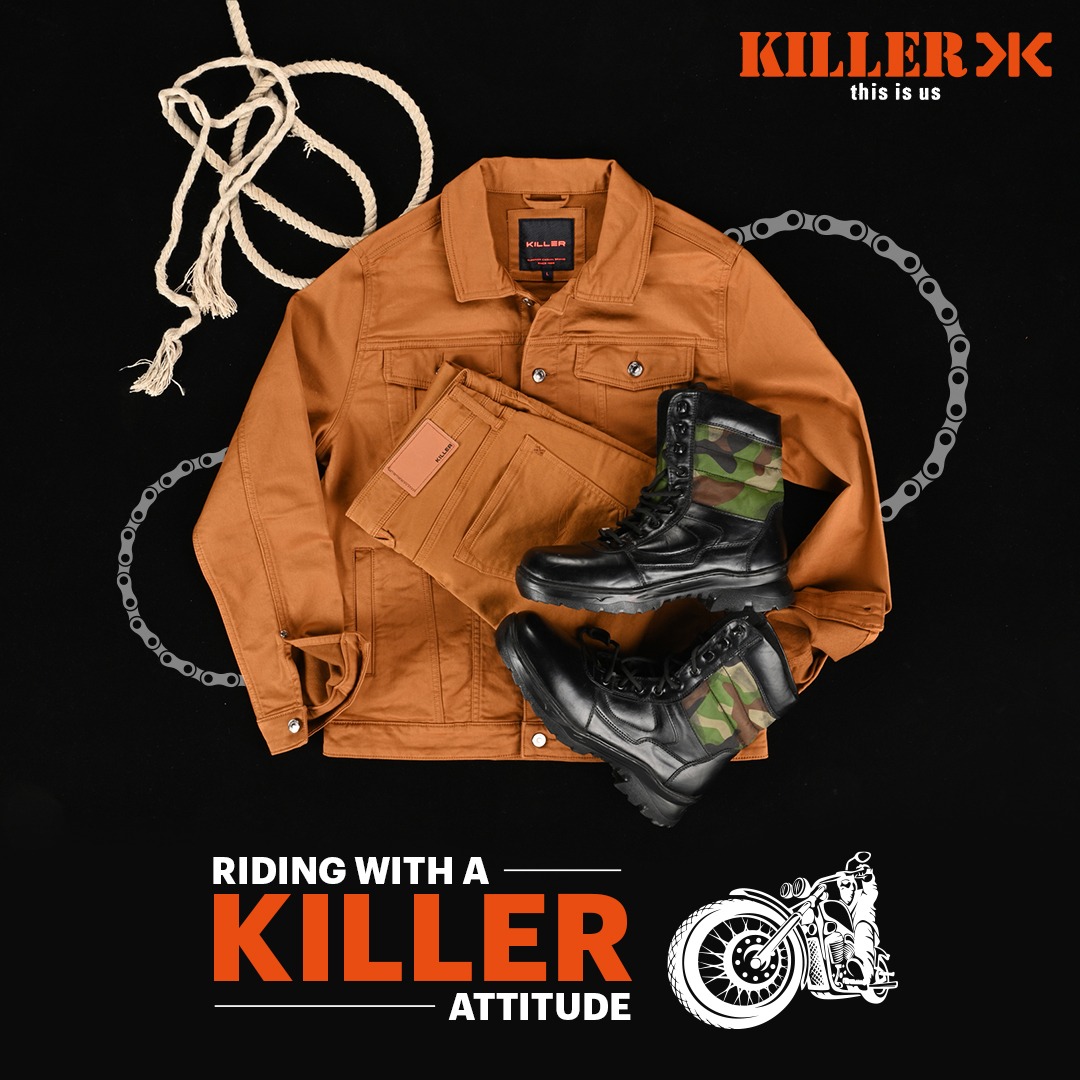 Killer_jeans's tweet photo. Check out this Killer biker selection for a Killer ride. Now you can ride out with this Killer look on and make heads turn!
#KillerJeans #ThisIsUs #KillerJacket #BikerOutfit #KillerOutfit #KillerVibes #KillerAttitude https://t.co/iZsRS0kCgA