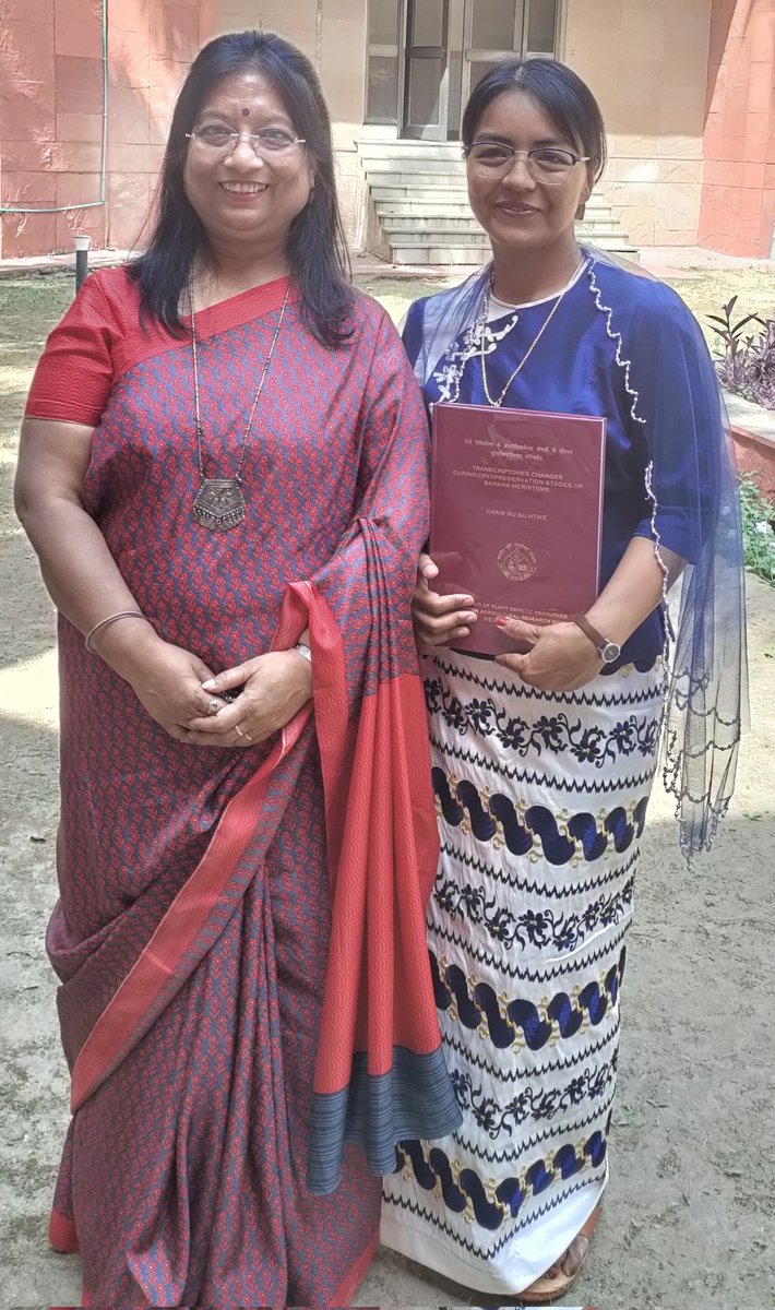 Congrats to Deepak <a href="/deepakda5/">deepak d.a.</a> , Shankar and Chaw Su Su Htwe <a href="/Chaw15421723/">Chaw</a> for getting their PhD (PGR) degrees in 61st Convocation of <a href="/iaripusa1/">IARI Pusa New Delhi</a> today. It was a pleasure to have guided their thesis, while working <a href="/INbpgr/">ICAR-NBPGR</a>. Wishing u all much success and happiness
<a href="/icarindia/">Indian Council of Agricultural Research.</a>