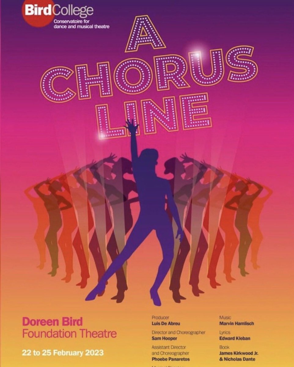 glstalentmgt's tweet image. Well done @BirdCollegeUK Fantastic show! 👏🏻👏🏻 #glstm #grads #3rdyear #newtalent #achorusline #mt #glstalentmanagement