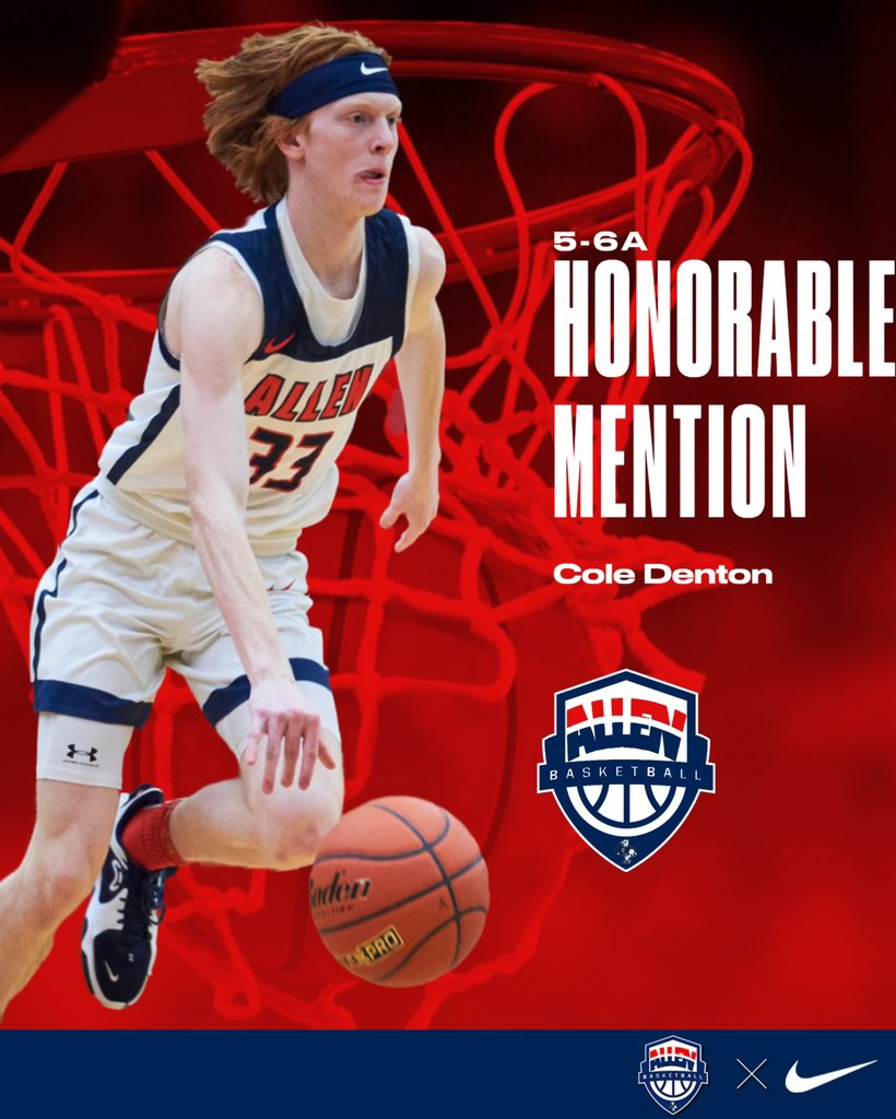 AllenEagleBball's tweet photo. 𝟱-𝟲𝗔 𝗛𝗢𝗡𝗢𝗥𝗔𝗕𝗟𝗘 𝗠𝗘𝗡𝗧𝗜𝗢𝗡𝗘𝗗 
@ColeDenton510 #TOE https://t.co/bnnshhf6z9