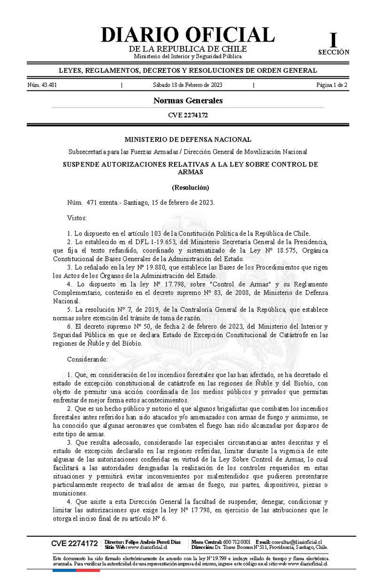 CristianGamboaB's tweet photo. Nuevamente director @DGMNOFICIAL quiere quedar bien con gobierno de turno y emite resolución apresurada y con poco talento. Al general pareciera q le gusta usar la lengua y no para pegar estampillas precisamente.
#DefiendeTuArma
@ANTRA_Chile
@Ennio1972 @lucorcas @EGarciamahias https://t.co/DY45dnDv1a