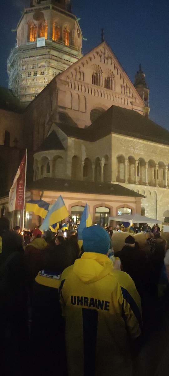 EFQuasar's tweet photo. Ukraine-Kundgebung in Mainz https://t.co/k97BEZTLab