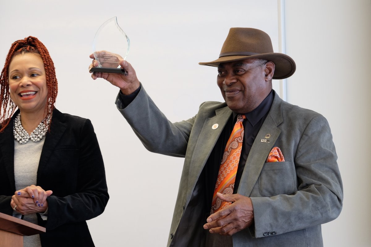 NewhouseSports's tweet image. A great day for @NewhouseSU and @NewhouseSports as we celebrate our beloved Dr. Roosevelt 'Rick' Wright and Dean Hubert 'Hub' Brown for their honors receiving the S.I. Newhouse Black History Maker Award. We are so proud of both of them!