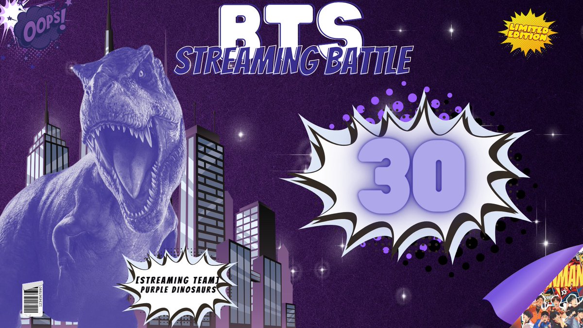 RunBTSArg's tweet photo. IT'S ARMY RAWR TIME! 
BTS STREAMING BATTLE⚔️

bien hecho Army! Meta alcanzada.✨

💇🏻 Comenta tu look favorito de cada miembro + foto del look y ss de stream. 📸

🎯Meta: 30 CAPTURAS.

🎶: https://t.co/CvlfKLvujk…
Utiliza: ⤵️
STREAMING TEAM
#PurpleDinosaurs🦕🔥
#StreamingTeamD1 https://t.co/4bEQeJeOwc