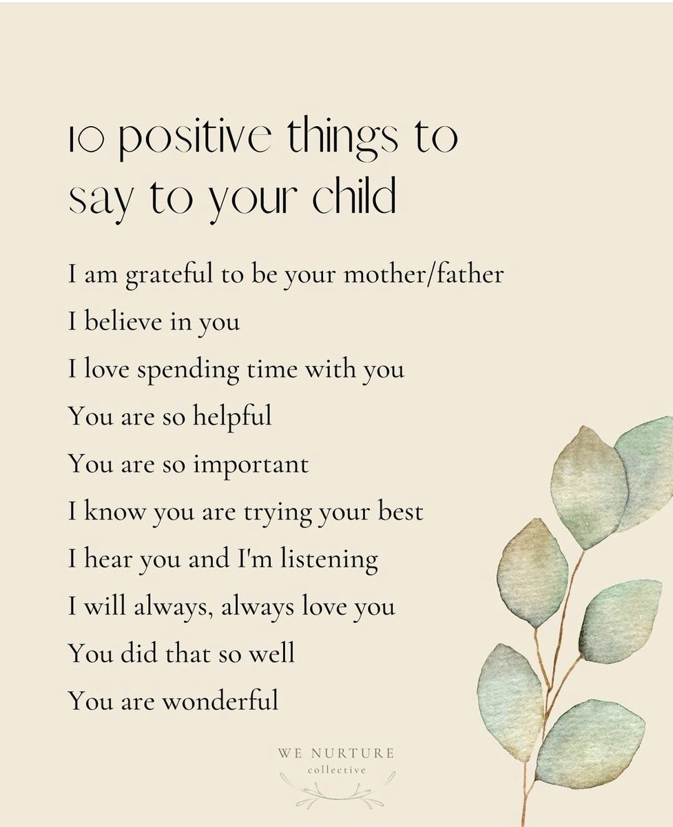 10 positive things to say to your child
#parenting #consciousparenting #mindfulness