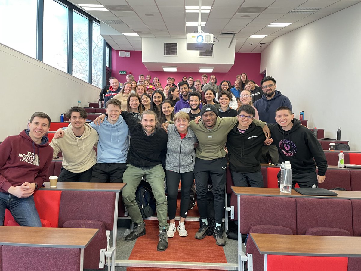 ⁦<a href="/janefig2/">janefig</a>⁩ a legendary coach with an infectious smile has lightened up my Master’s class today!!

Thank you Jane for sharing with us your journey and approach to #sport #coaching