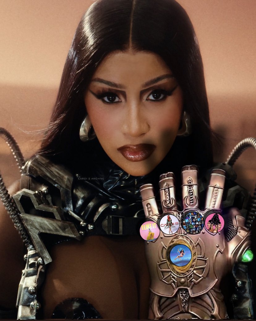updatesofcardi's tweet photo. Quick reminder, Cardi B is the ONLY female rapper with 5 Billboard Hot 100 #1 Hits.  

She’s also the second rapper artist overall with 5 #1 hits. https://t.co/4RrKcljbUG