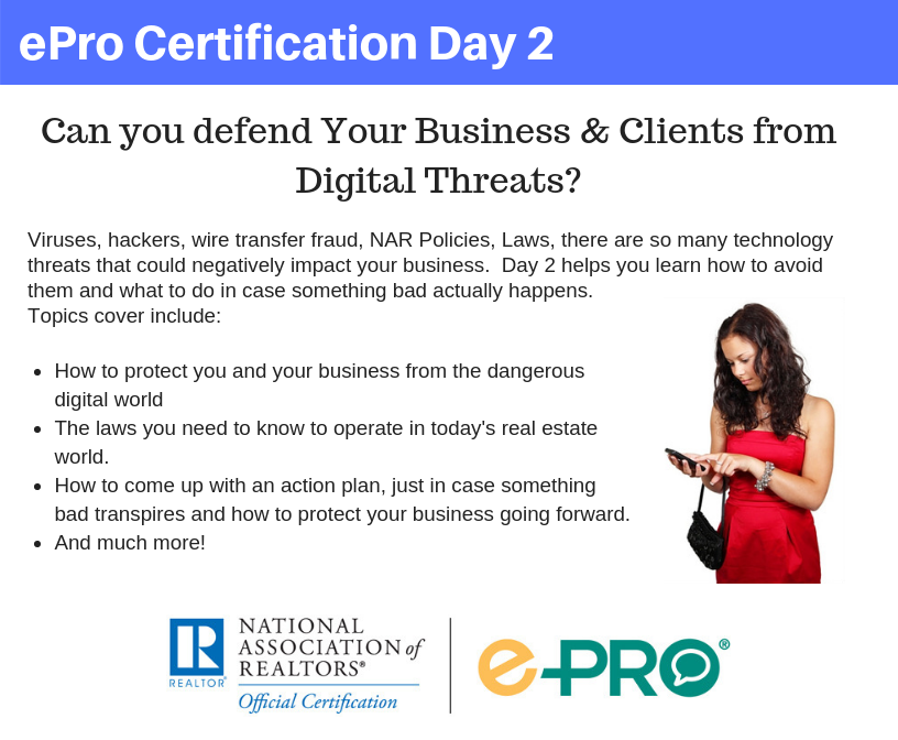 😎 NAR's ePro Certification Next Week in Orlando with Craig Grant! 😲 - mailchi.mp/reti/gtr-pro-c…