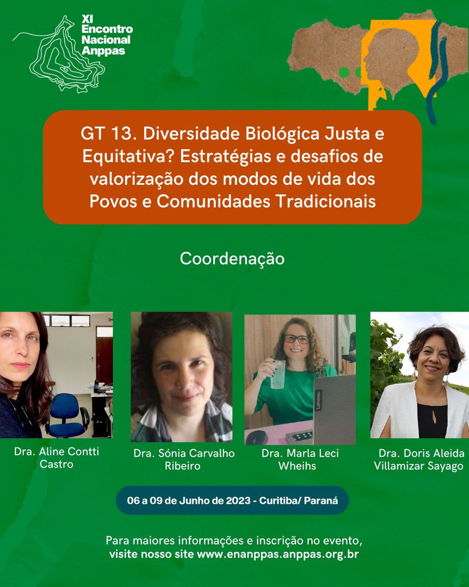 AlineContti's tweet photo. Recepção de trabalhos para o Encontro da Anppas. Favor divulgar para eventuais interessados/as! Trabalhos que relacionem a atuação/cooperação internacional com a promoção (ou destruição) da biodiversidade são bem-vindos. Inscrições até 20/3 https://t.co/29ViwLstOq