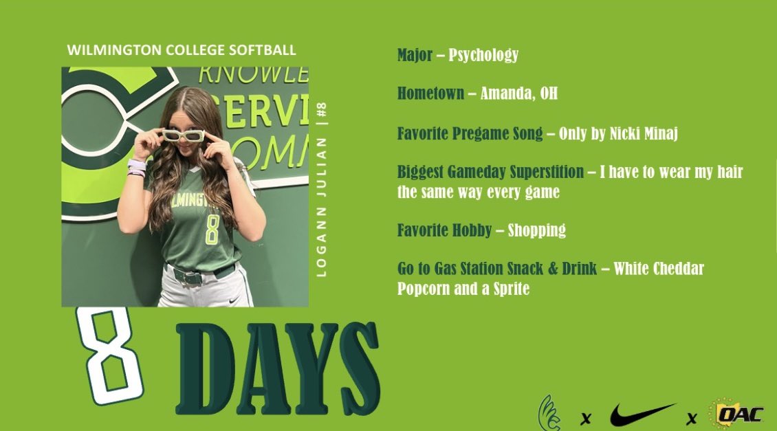 Only 8 days away til game day 🤩🥎💚 #Wolfpack