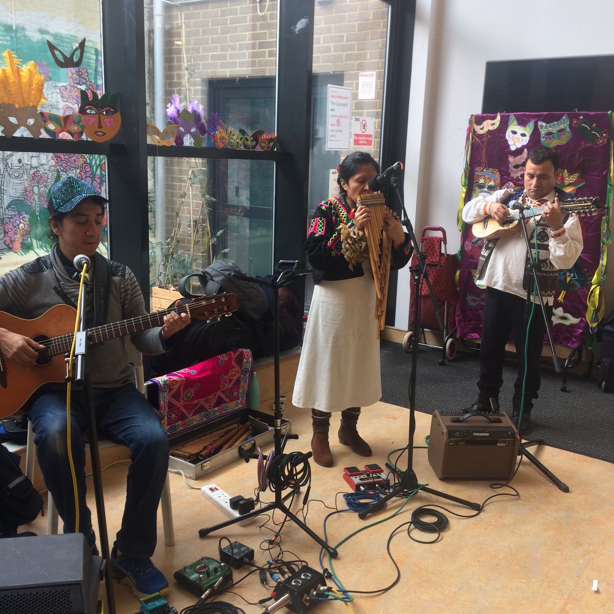 For our Mardi Gras week we brought South American music to <a href="/BlackfriarsSett/">Blackfriars Settlement</a> twice - For the Mental Health group, Positive Ageing group and also for the Crusoe Club. Thanks to <a href="/lb_southwark/">Southwark Council</a> Neighbourhood Fund