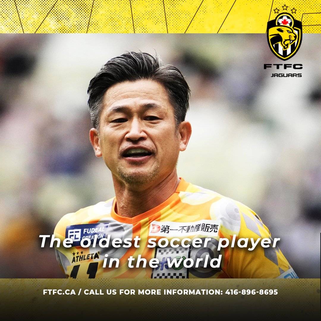 FTFCsoccer's tweet photo. At 55 years old, Kazuyoshi Miura is the longest-serving professional player, playing for Suzuka Point Getters in the fourth division of Japanese football. His career has been brilliant, as an international the Japanese won an Asian Cup and an Afro-Asian Cup in 1992 and 1993. https://t.co/AbWsL8nJei