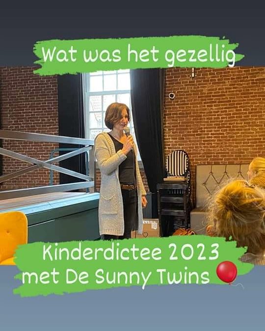 Het was een  feestje: Het kinderdictee van de gemeente Molenlanden😁.
Met de Sunny Twins, Minecraft, 22 rokende schoorstenen, kinderburgemeester Roos en knappe kids die niet eens schrokken van mijn veel te moeilijke woorden 😃.