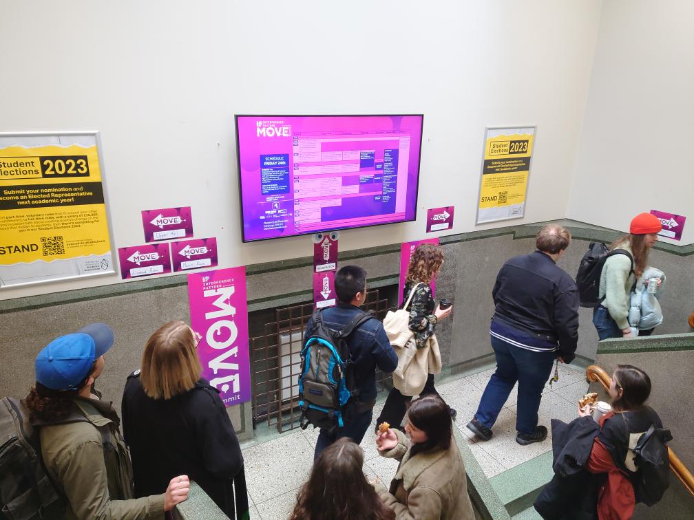 arcusstudios's tweet photo. Arcus animator Nora has joined our MD Michael at @Move_Summit for another exciting day of talks, workshops, panels and networking! 

#MoveSummit #MoveSummit2023 #animationstudio #animationagency #animation #animations #animationart #animationteam #animationdesign #animationlife https://t.co/VGJLmYSekt