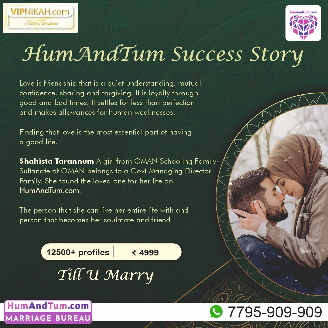 Humandtumdotcom's tweet photo. HumAndTum is giving you that platform with 12500+ profiles to find the one who can add love in your life and become the best friend of yours, you have ever thought of
Register Now: https://t.co/RtKDzIh8sp
#humandtum #humandtumdotcom #Perfectmatch #bestindianmatrimony #indiamatrim https://t.co/SWMkXViMGn