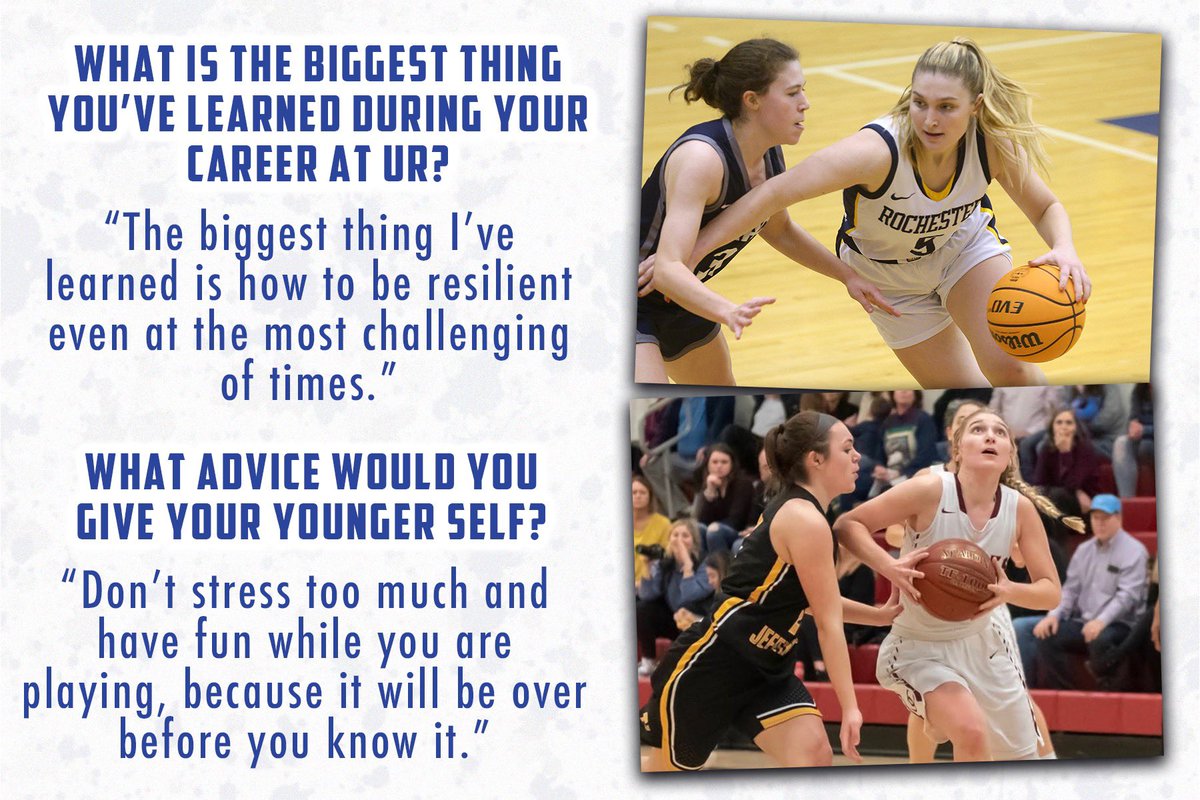RochesterWBB's tweet photo. Next up in our senior spotlight is Alexis Sestric! Lex is a Marketing major from Cranberry Twp, PA! https://t.co/gEuDVz7sks