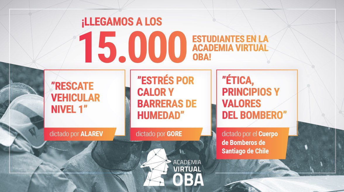 BomberosOBA's tweet photo. ¡Ya son más de 15.000 estudiantes en el primer trimestre de la #AcademiaVirtualOBA 2023! https://t.co/33tH2eLY6V