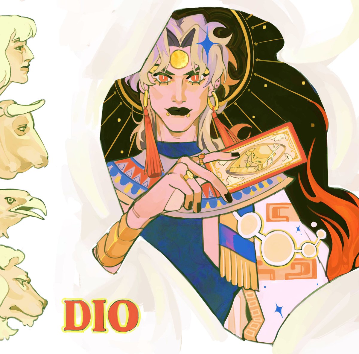 twentysix_2666's tweet image. 完全不知道在画什么！🙇‍♀️🙇‍♀️
#jjba 厚脸皮打tag