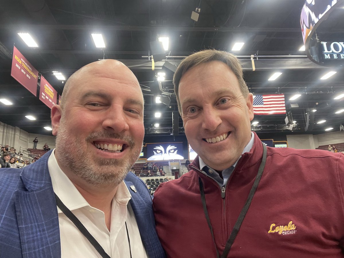 EdKullStJohnsAD's tweet image. Special thanks to Loyola Chicago @LoyolaRamblers AD Steve Watson, President Mark Reed  and Father Richie Salmi for their hospitality and tour of their beautiful campus! #Ramily #JesuitMission