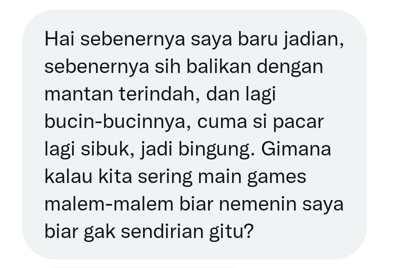 nmishiura's tweet photo. Selamat jadian yok main game tapi udah mau cd :v https://t.co/5wZm3P8W4P