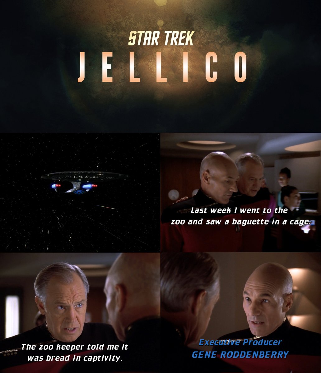 Always going against the grain. #StarTrek #JellicoTrek