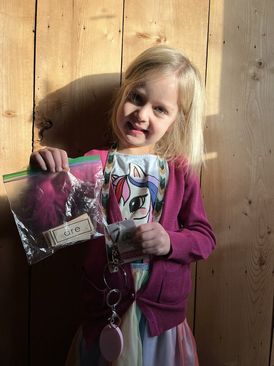 Look out <a href="/GEDSB/">Grand Erie District School Board</a> and <a href="/Boston_Blazers/">Boston Public School</a>! There’s another Ms  Woodley showing up today…sight words and calculator in hand!  This kiddo is   💜ing dress like a teacher spirit day!