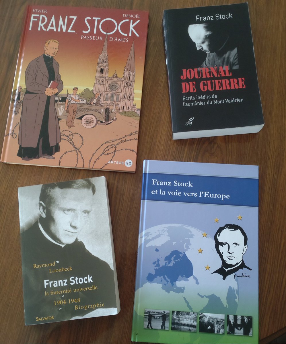 L'abbé #FranzStock,
Un artisan de la #paix, un apôtre de la #réconciliation franco-allemande, un messager pour l'#Europe. Peut-être pas anodin que le 75ème anniversaire de sa mort coïncide avec le premier du déclenchement des hostilités en #Ukraine. 
#PriezPourNous.