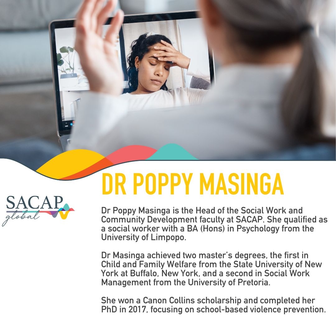 sacapedu's tweet photo. Join Dr Poppy Masinga and Rahim Thawer to learn how to address #ethical issues and boundaries when engaging in digitally-based #socialworkpractice. Register here: https://t.co/XJij0Gvgny
#SACSSP #SocialWorker #SocialWork #DigitalSocialWork #DigitalEthics #CPD #Workshops https://t.co/FeMfSS2J88