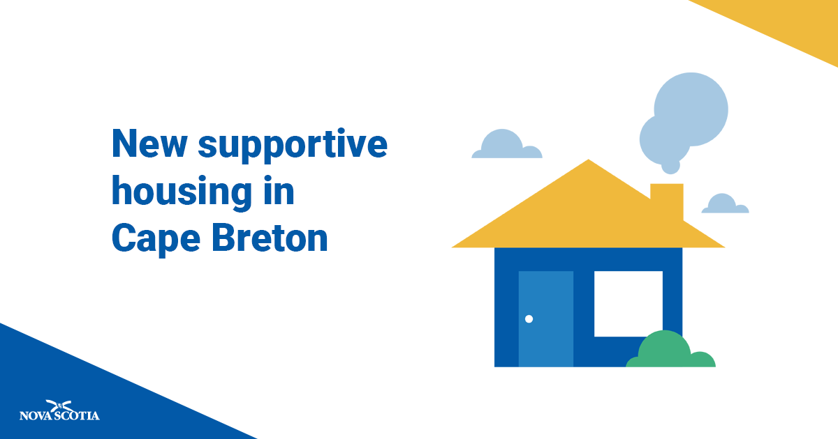 Nova Scotia Gov. on Twitter "New Supportive Housing in Cape Breton