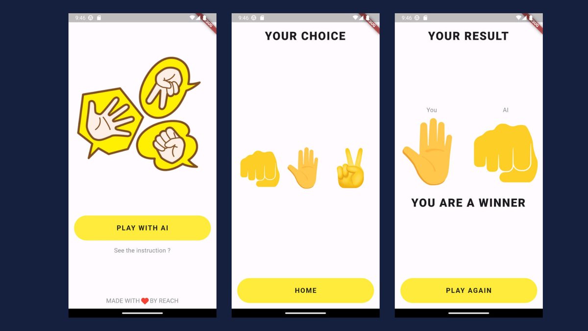 panhareach_phat's tweet image. A game to play when you feel lonely🎮
GitHub - github.com/Re4ch-Jay/rock…
#flutter #dartprogramming #MobileAppDevelopment