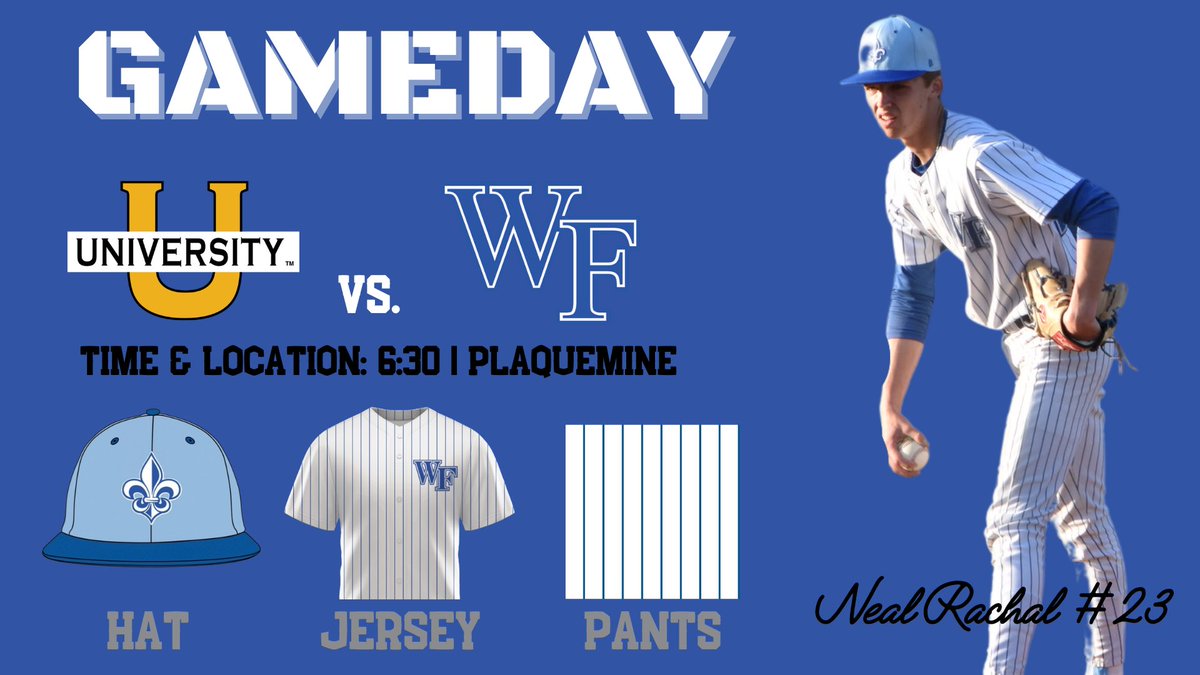 WFHS__Baseball's tweet photo. Looking to keep the ball rolling after a 6-5 WIN in extras last night vs Mandeville!

Saints and Cubs square off tonight at 6:30. https://t.co/Yt5lOciP5b