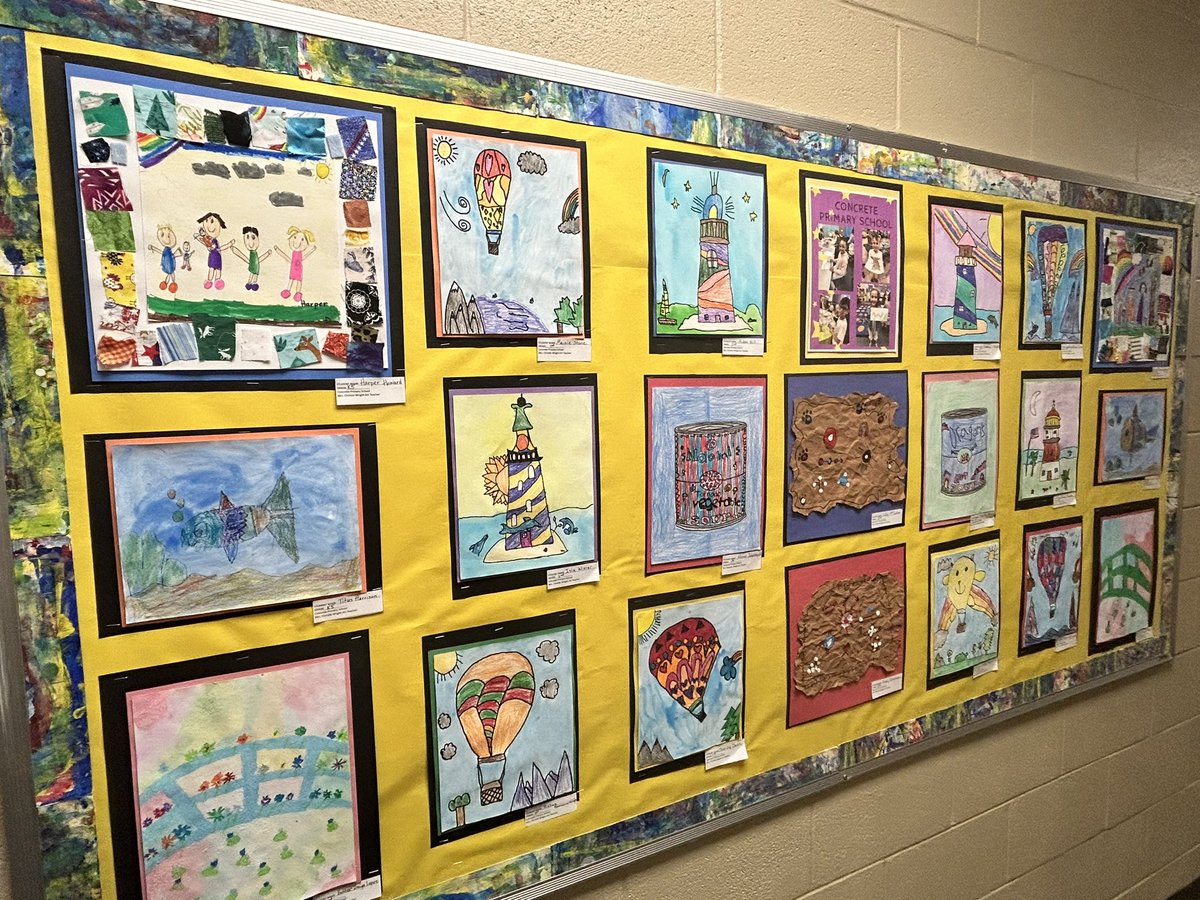 ASD_1Excellence's tweet photo. Artwork from students in Mrs. Christie Wright’s class at @CPSCrickets is now on display at our district office. Incredible work! #A1Excellence #ElevateA1 #choosethe1 https://t.co/bPFHSffWWO