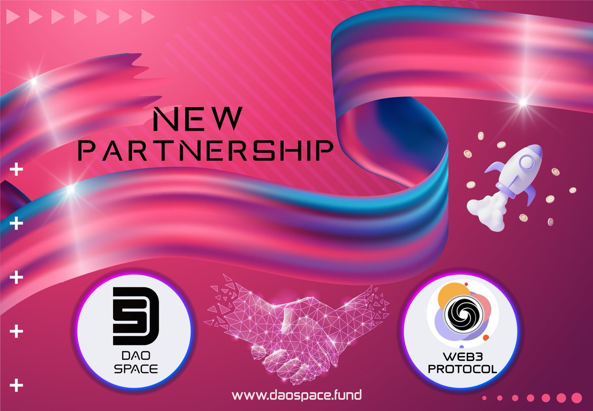 We are happy to announce our first partnership with <a href="/Web3_Protocol/">Web3 Protocol</a> . We will active work with them after now. More updates soon.

#DaoSpacePad #Dao #DaoSpace