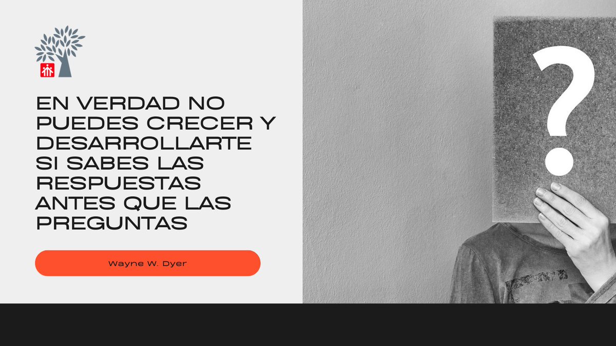 En verdad no puedes crecer y desarrollarte si sabes las respuestas antes que las preguntas. #maximadeldia <a href="/SalesianosSSM/">Salesianos SSM</a> <a href="/SalesianosEs/">Salesianos España</a>