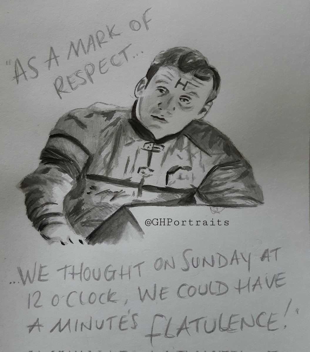 GHPortraits's tweet photo. A little fun #fanartfriday of another Red Dwarf classic quote!๐ #reddwarf35 #reddwarf #tikkatoride #nomorecurries #rimmer #arnoldrimmer #chrisbarrie #smeghead #reddwarfquotes #fanart #reddwarffanart #bestofbritish #watercolour #littleart #quotes https://t.co/YUeBSpsSHw