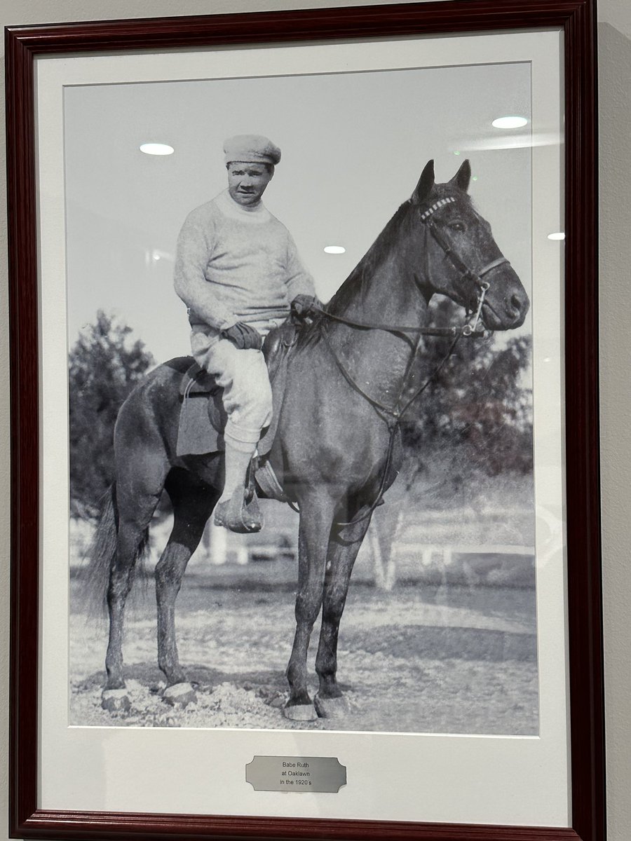 RonMoquett's tweet image. Babe Ruth at Oaklawn in the 20’s… ⁦@Steve_Byk⁩