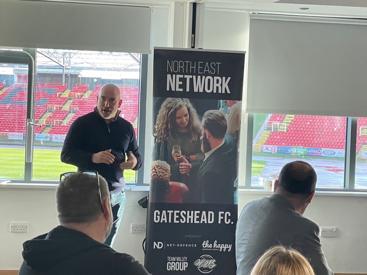 👥 Why join Gateshead FC Business Club? 👥

We’re a supportive and friendly networking group committed to creating meaningful connections between businesses, whilst also bringing local organisations closer to the borough's thriving football club. ⚽️

northeastnetwork.co.uk/events/gateshe…