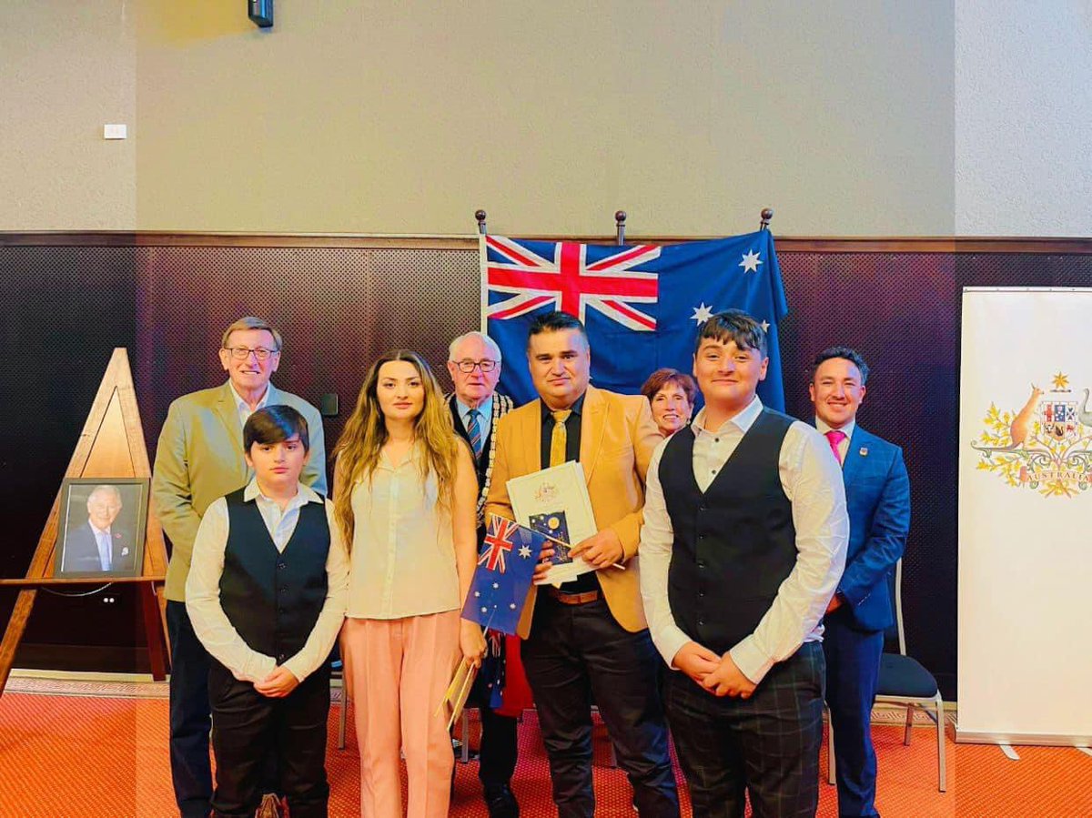 farhadbarakat's tweet photo. Another happy news from Australia

A group of Ezidi families have received the Australian citizenship.
These families have been living in Australia around 2016.

Many thanks to the Australian government https://t.co/qDSXRvrji4
