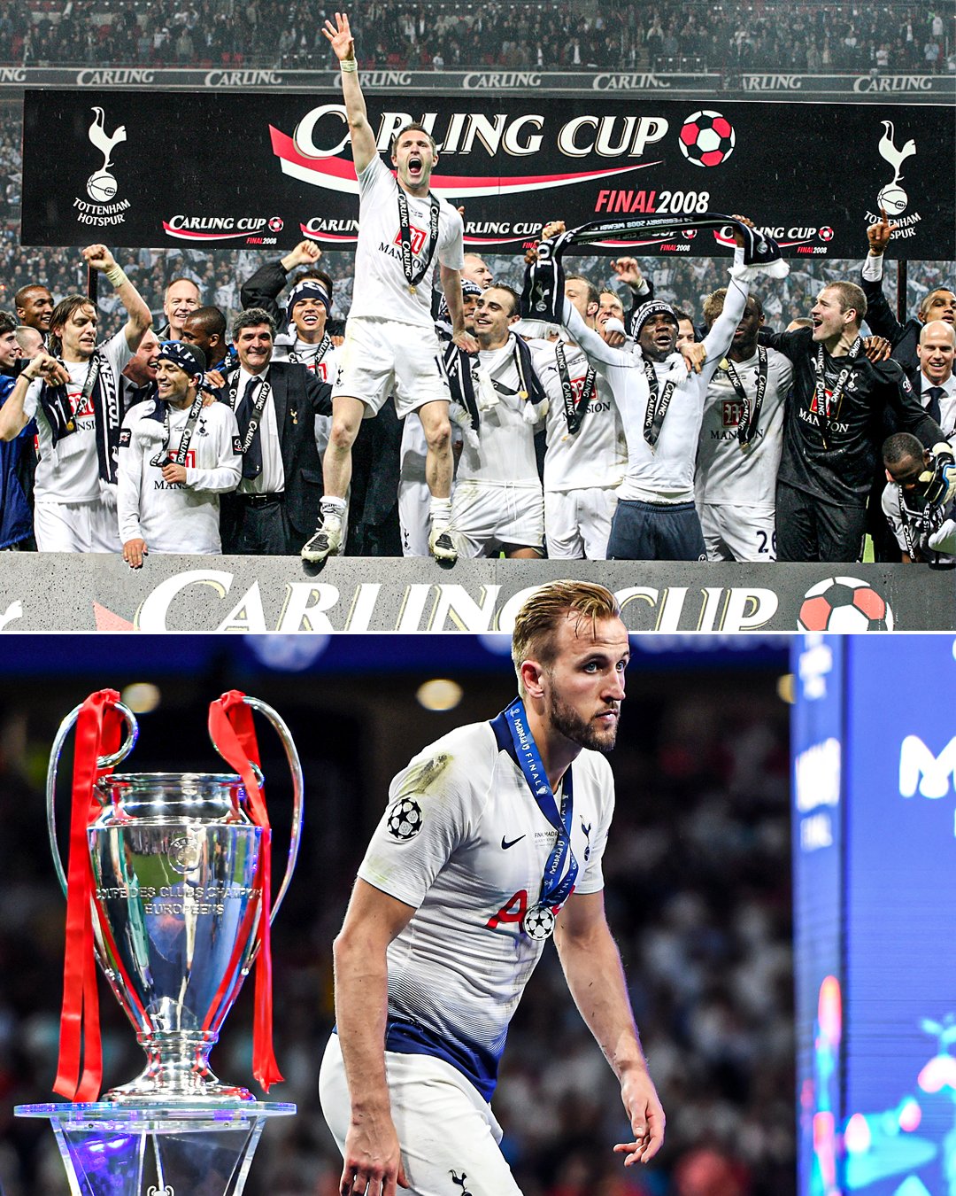 How many trophies has Tottenham Hotspur won? When was the last