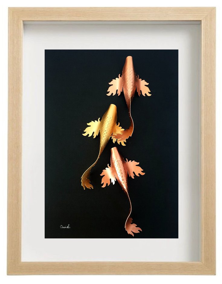 3 Fantasy Koi by <a href="/Danielsblossom/">Paper and NFT Art by Daniel</a> #sculpture #art artfinder.com/product/3-fant… <a href="/artfinder/">Artfinder</a>