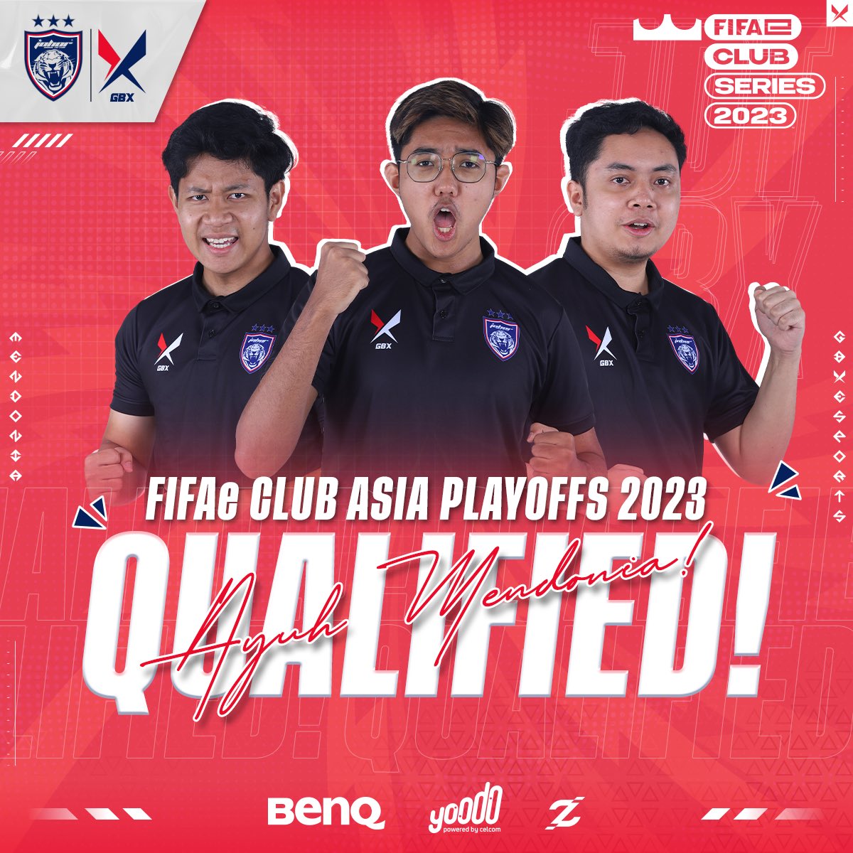 2021 - Asia Zone Final
2022 - Asia Playoff (Qualfied to FeCWC22)
2023 - Asia Playoff 🫡

<a href="/FIFAe/">FIFAe</a> <a href="/OfficialJohor/">JOHORSouthernTigers</a>