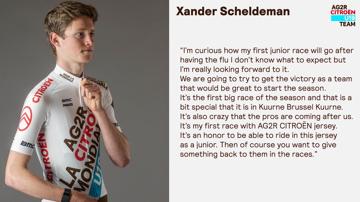 En mode découverte, <a href="/Xscheldeman/">Xander Scheldeman</a> junior 1 débutera sa saison à <a href="/KuurneBxlKuurne/">KuurneBrusselKuurne</a> ce dimanche
