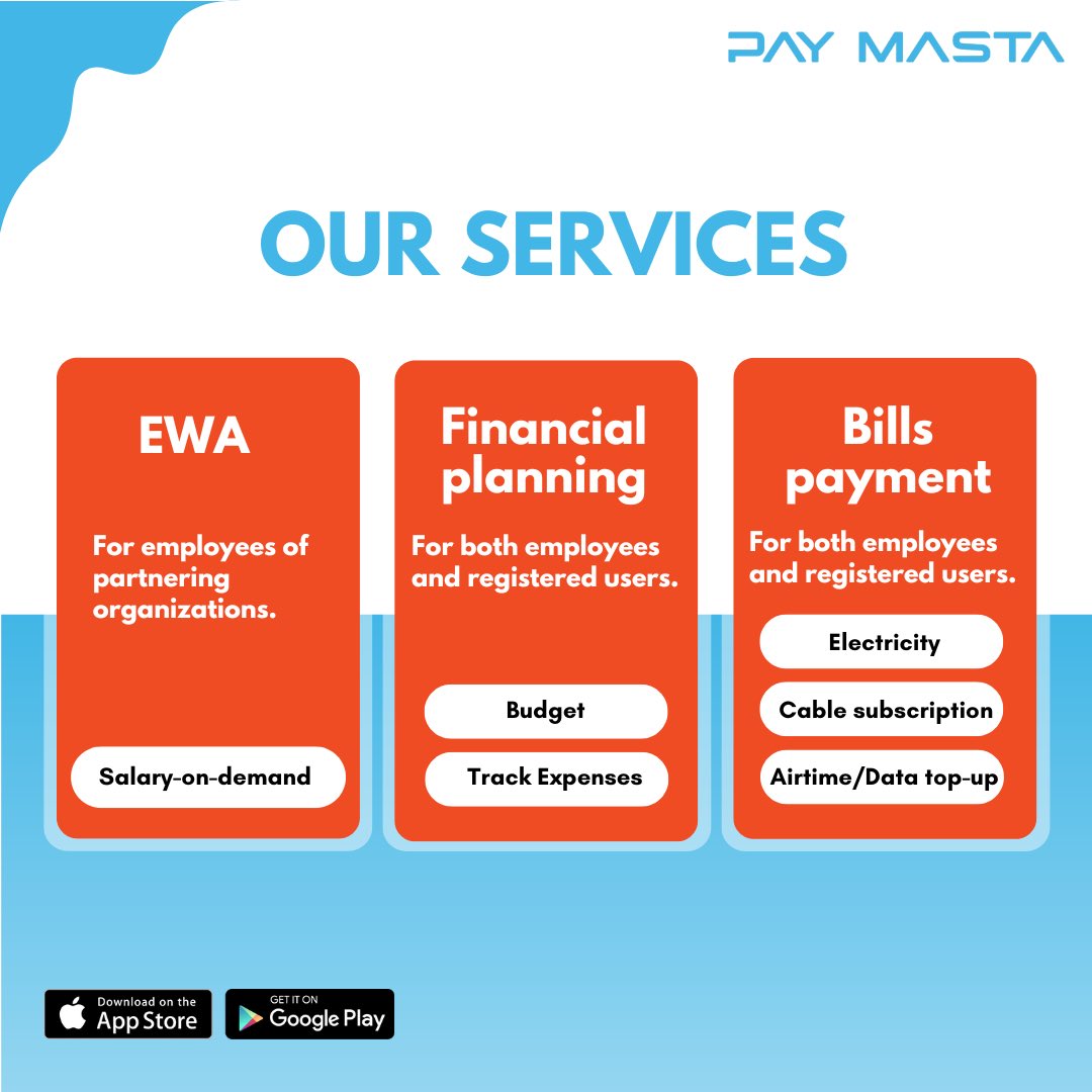 Hello_PayMasta's tweet photo. Are you tired of living paycheck to paycheck? Say goodbye to financial stress and hello to financial wellness with PayMasta. Don't wait any longer to take control of your finances, join Payvolution today! Click the link in bio to join the payvolution community.
#financialwellness https://t.co/W94YskJlii